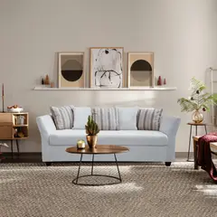 CASA WOW DECO - SOFA INA 3 CUERPOS BEIGE