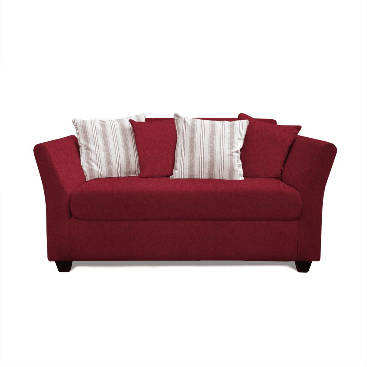 CASA WOW DECO - SOFA INA 2 CUERPOS ROJO