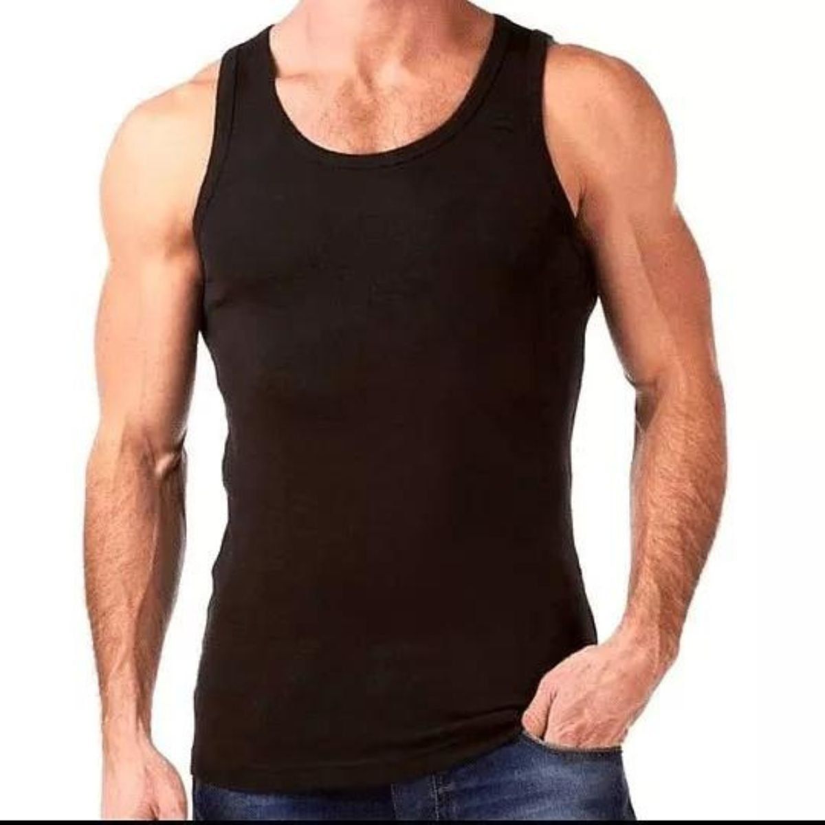 LIKE SHOP - Pack 2 Camiseta Sin Manga Hombre Algodón Musculosa 045