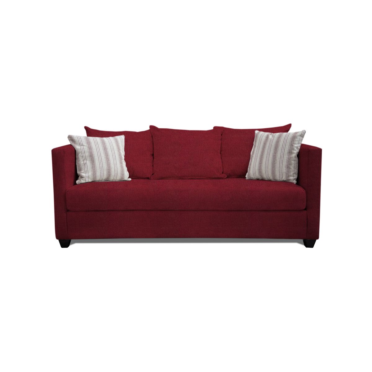 CASA WOW DECO - SOFA DANTE 3 CUERPOS ROJO.