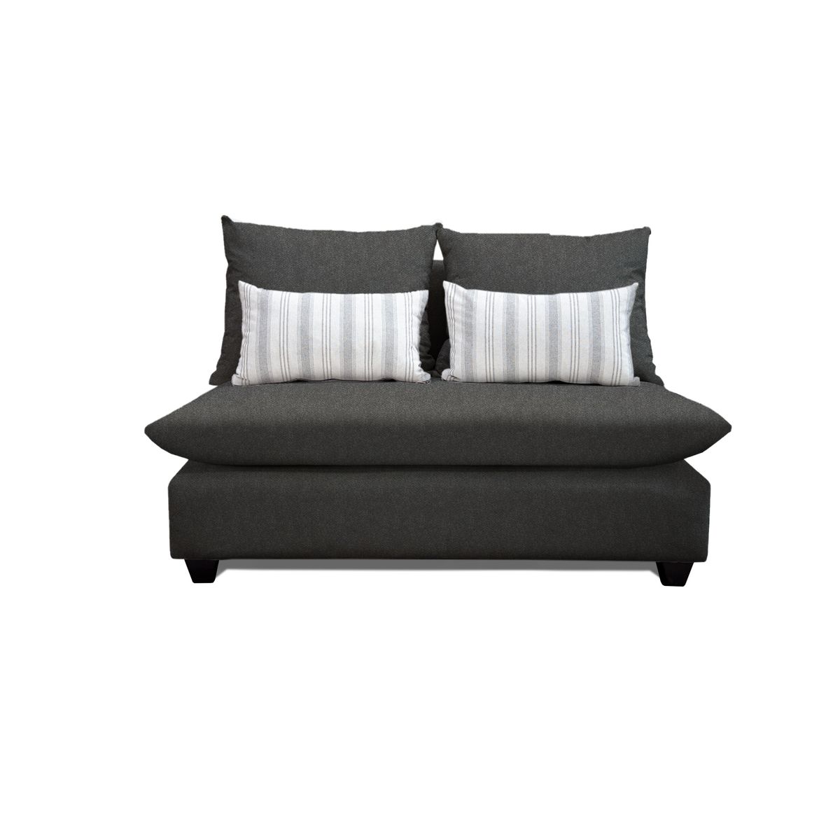 CASA WOW DECO - SOFA AMBAR 2 CUERPOS GRIS