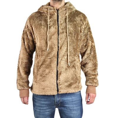 Imagen 2 del producto Polerón Peludo Canguro Hombre Premium 251