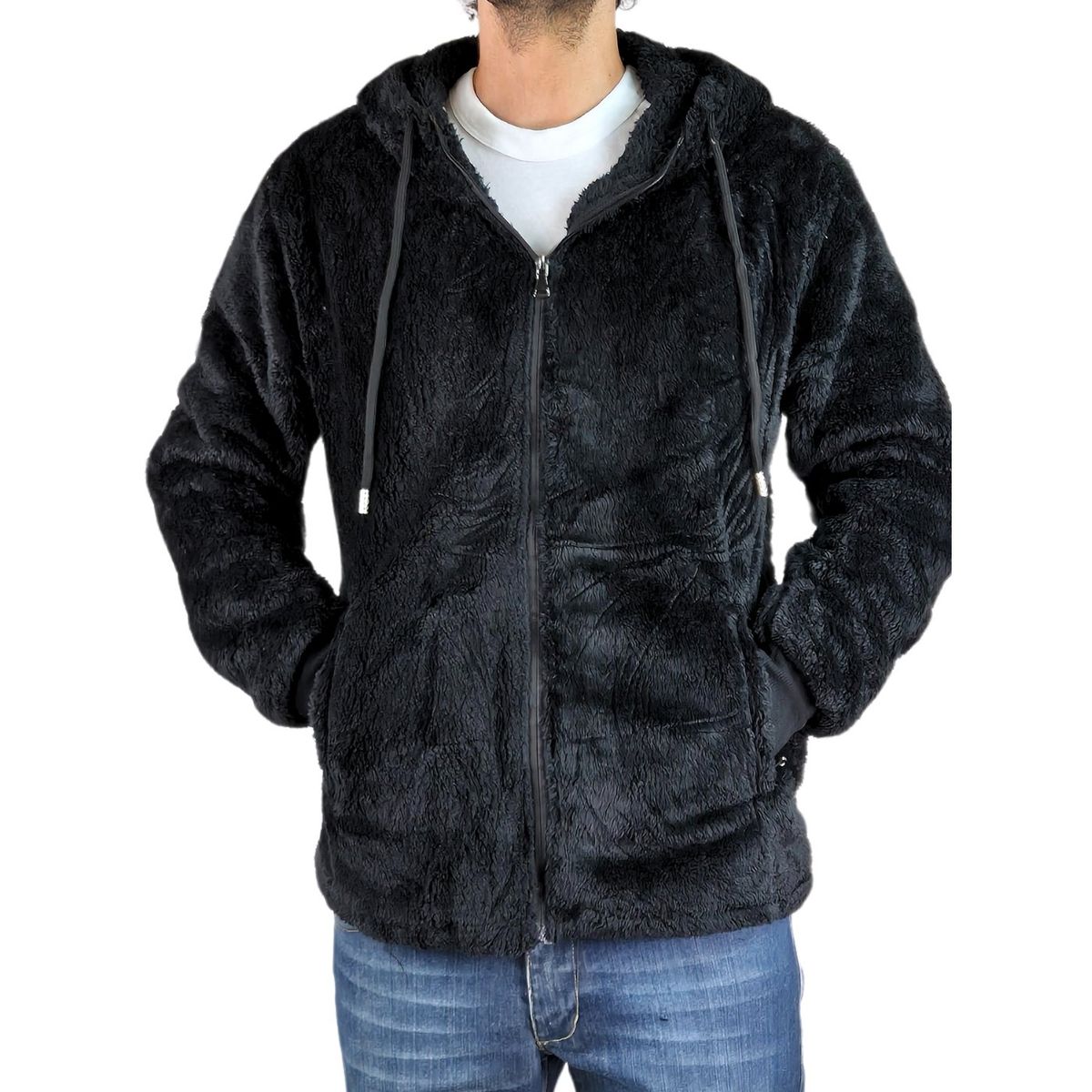 LIKE SHOP - Polerón Peludo Canguro Hombre Premium 251