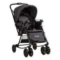 BEBESIT - Coche Cuna Balancin SX Negro Melange