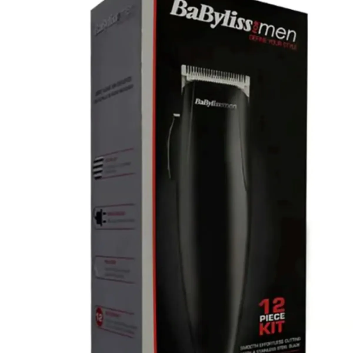 BABYLISS PRO - Kit Máquina BabylissPro Cortadora Clipper set 12 Piezas.