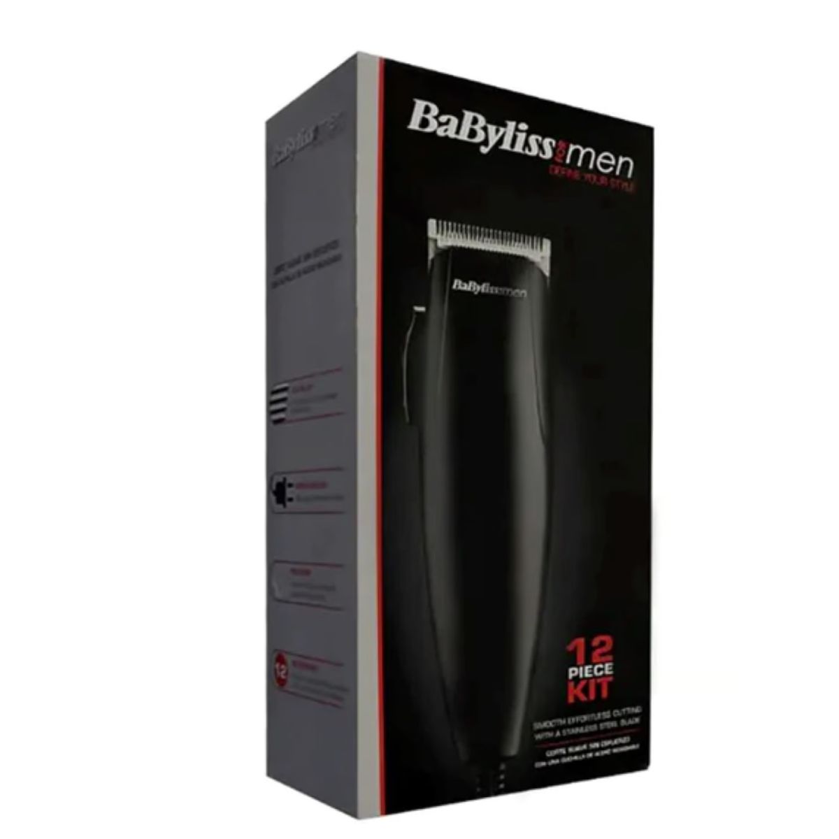 BABYLISS PRO - Kit Máquina BabylissPro Cortadora Clipper set 12 Piezas.