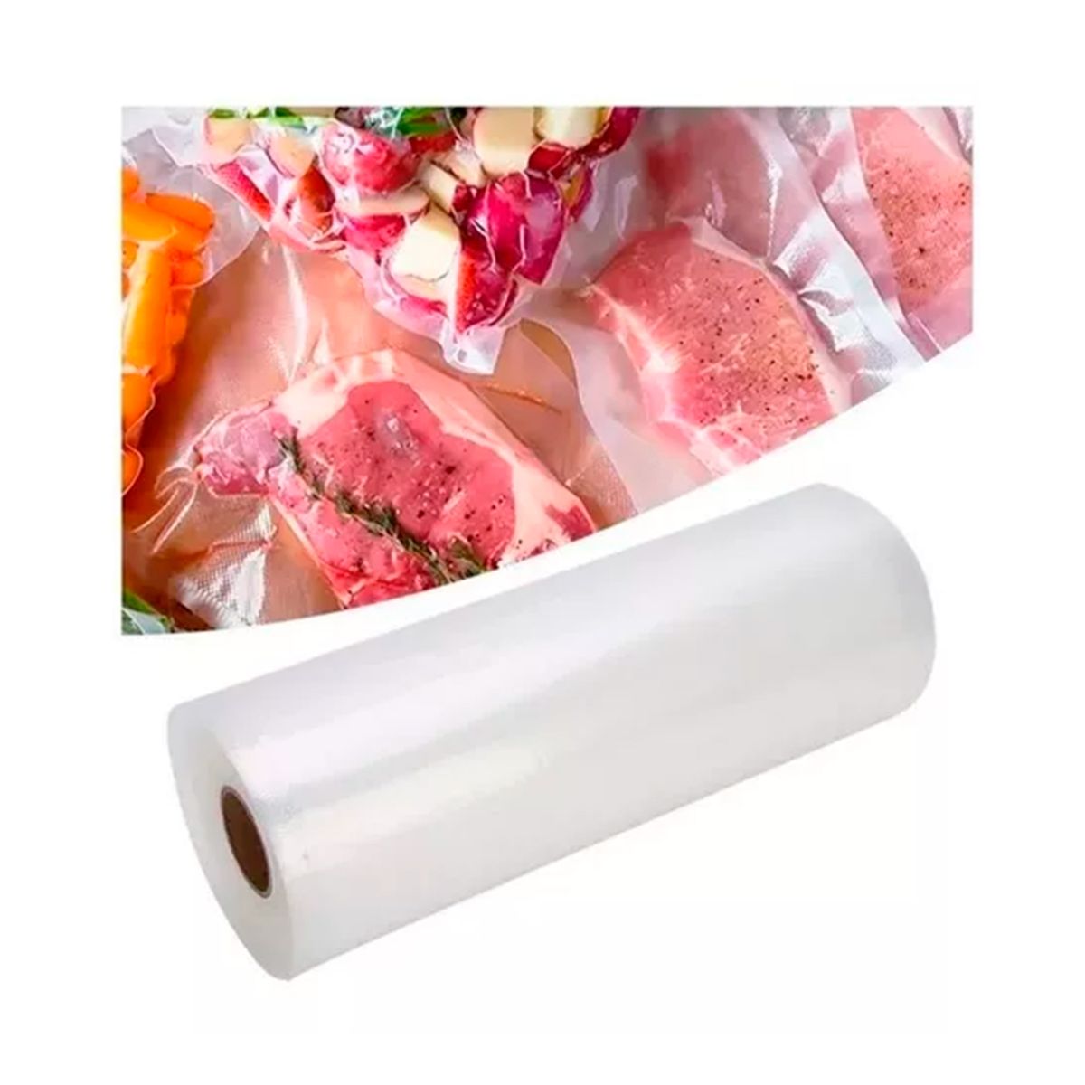 GENERICO - Rollo de Bolsas para Sellado Al Vacío 28cm x 10mts