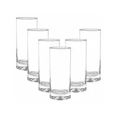 CRISTAR - Set De 6 Vasos Altos Manhatan 450 Cc
