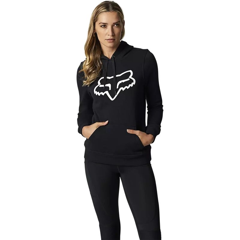 FOX RACING - Poleron Mujer FOX Canguro Boundary Negro