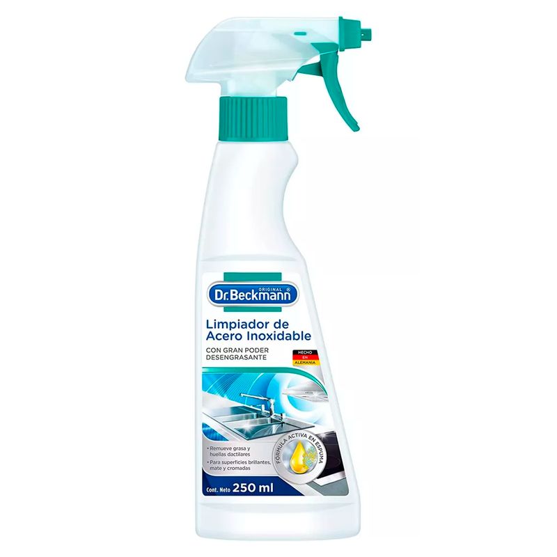 DR BECKMANN - Dr Beckmann Limpiador de Acero Inoxidable 250 ml