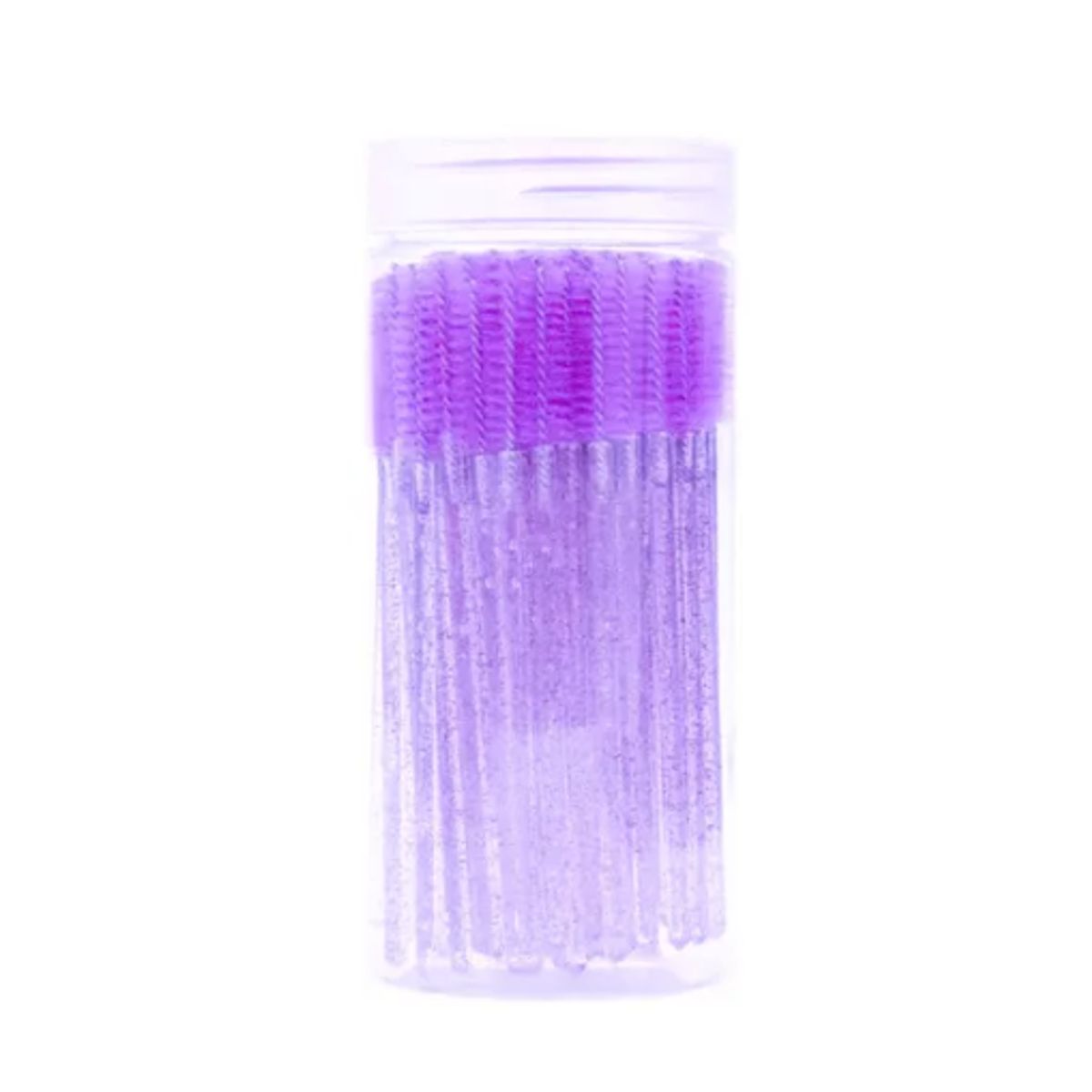 GENERICO - Set 100 Cepillos Desechable Para Cejas Y Pestañas Extensión MORADO