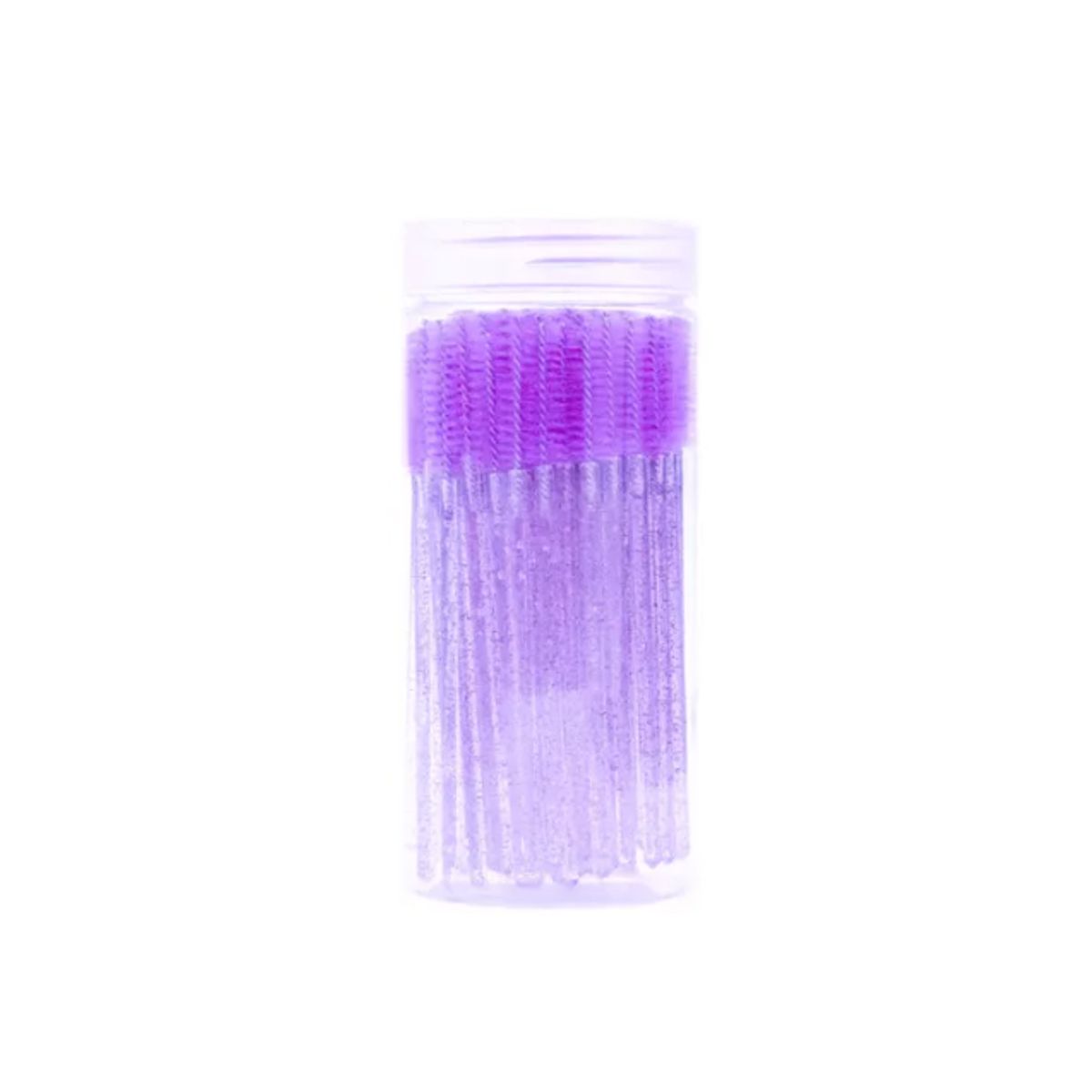 GENERICO - Set 100 Cepillos Desechable Para Cejas Y Pestañas Extensión MORADO
