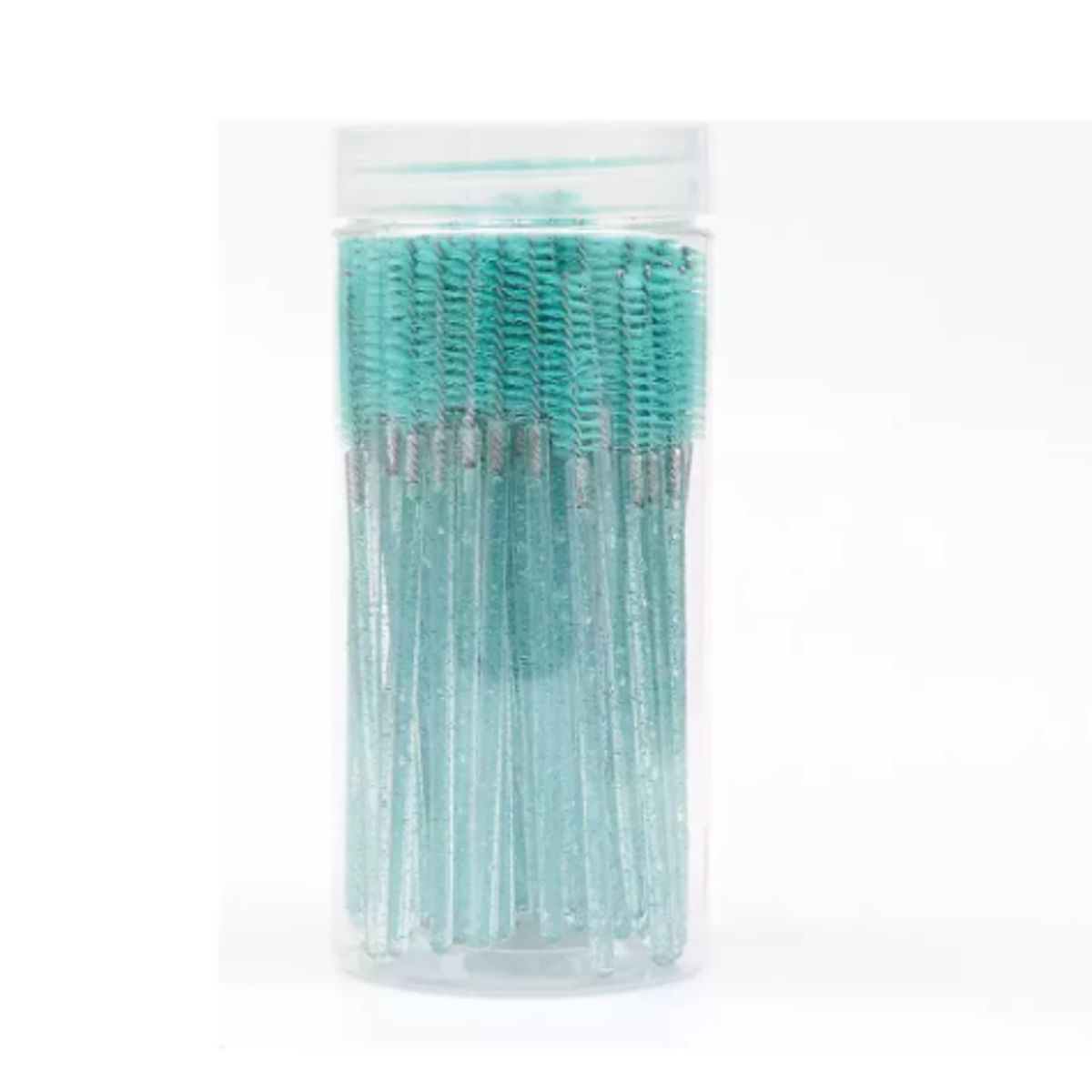GENERICO - Set 100 Cepillos Desechable Para Cejas Y Pestañas Extensión CELESTE