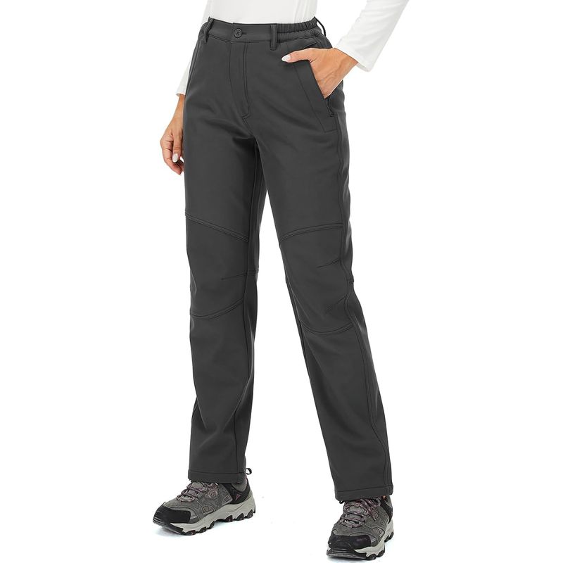 HENNE CLOTHING - Pantalón Térmico Impermeable - Softshell - Mujer
