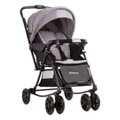 BEBESIT - Coche Cuna Balancin SX Gris Melange