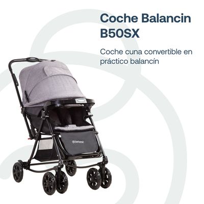 Imagen 2 del producto Coche Cuna Balancin SX Gris Melange