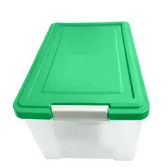 KENDY - Caja Organizadora Transparente Multiusos 53 Lts Praga