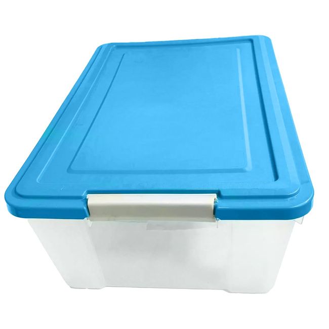 KENDY - Caja Organizadora Transparente Multiusos 37 Lts Praga Kendy