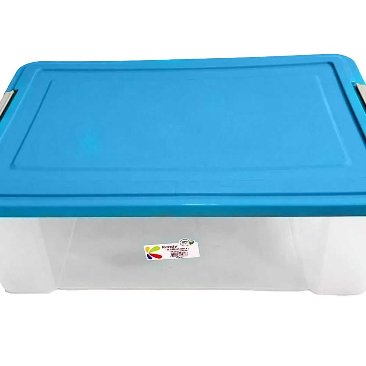 KENDY - Caja Organizadora Transparente Multiusos 37 Lts Praga Kendy