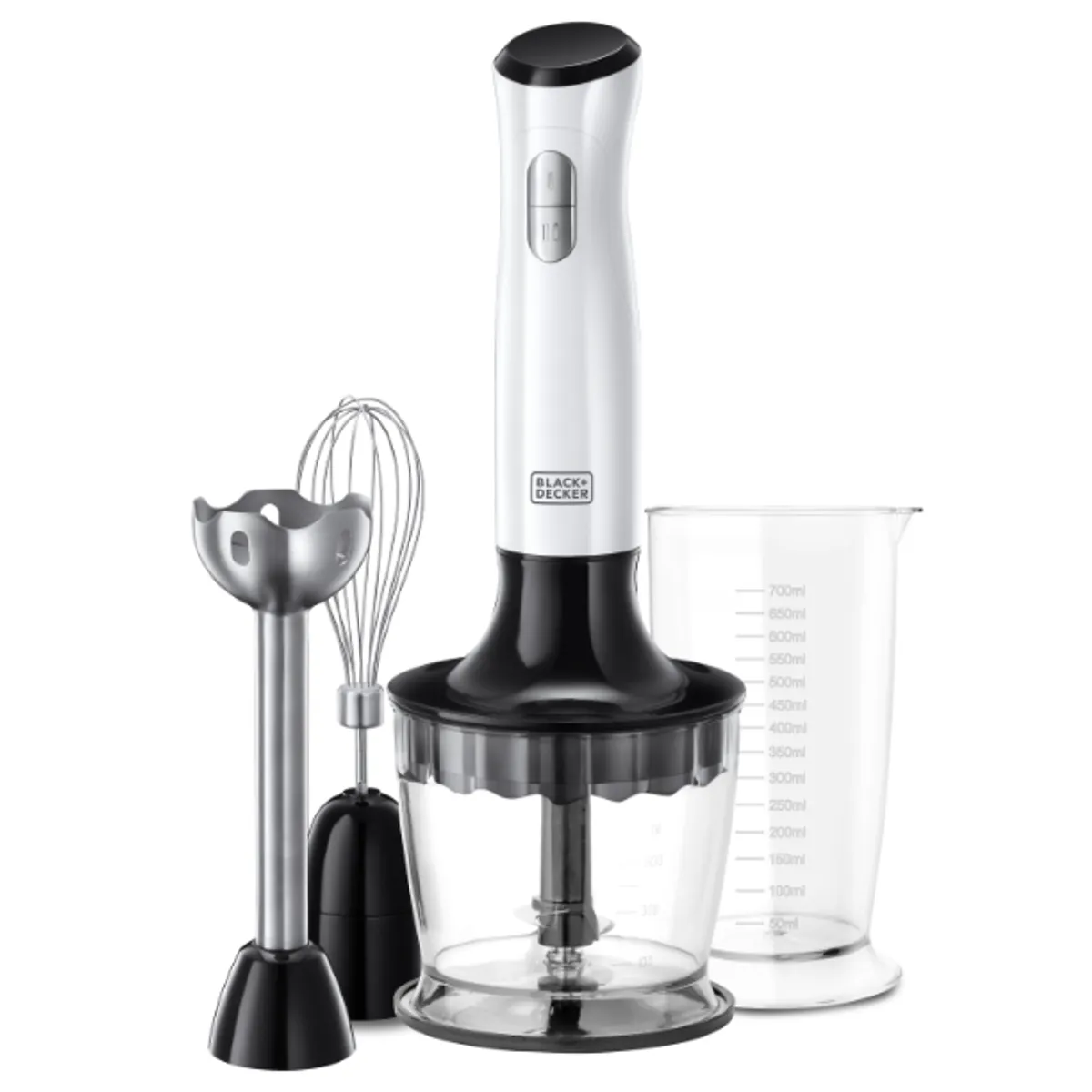 BLACK+DECKER - Batidora De Inmersión BlackDecker Blanca 700W HB24710-CL