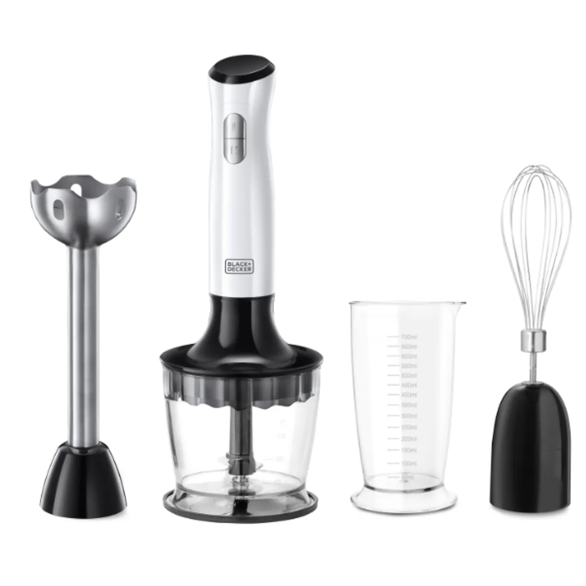 BLACK+DECKER - Batidora De Inmersión BlackDecker Blanca 700W HB24710-CL