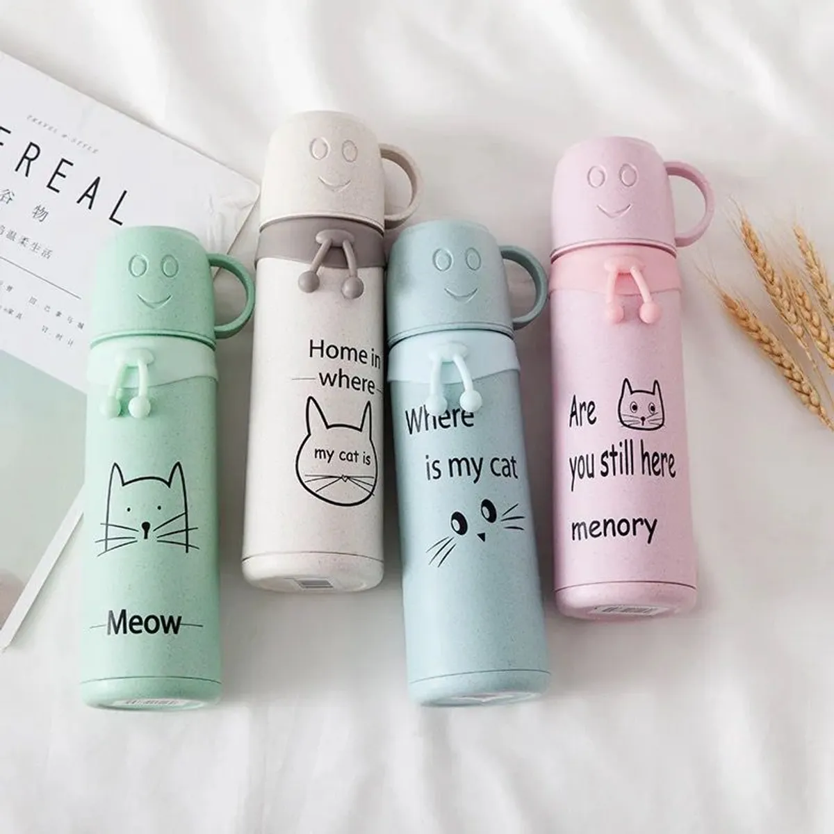 GENERICO - Termos Térmicos 450ml / Diseño Gato C