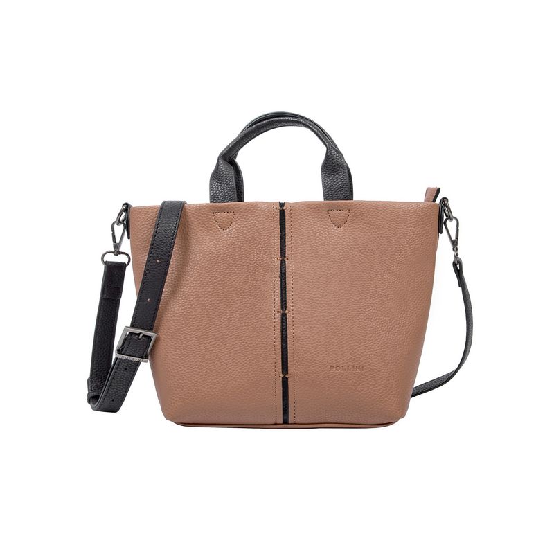 POLLINI - Cartera Bandolera Camel Pollini