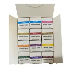 GENERICO - Pack De 12 Aceites Esenciales Aromaticos De 10ml C/U Variados