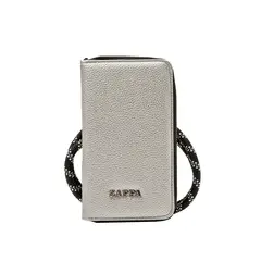 ZAPPA - Cartera Porta Celular Plateado