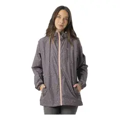 STOKED - Chaqueta Cortavientos Layday Reciclada Mujer Gris