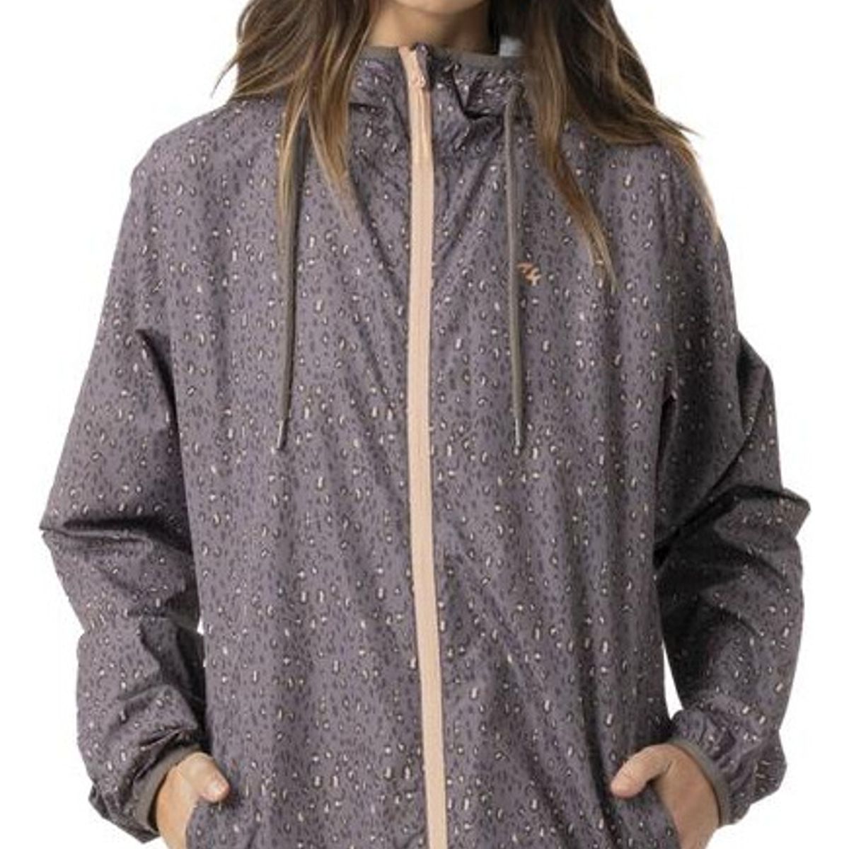 STOKED - Chaqueta Cortavientos Layday Reciclada Mujer Gris