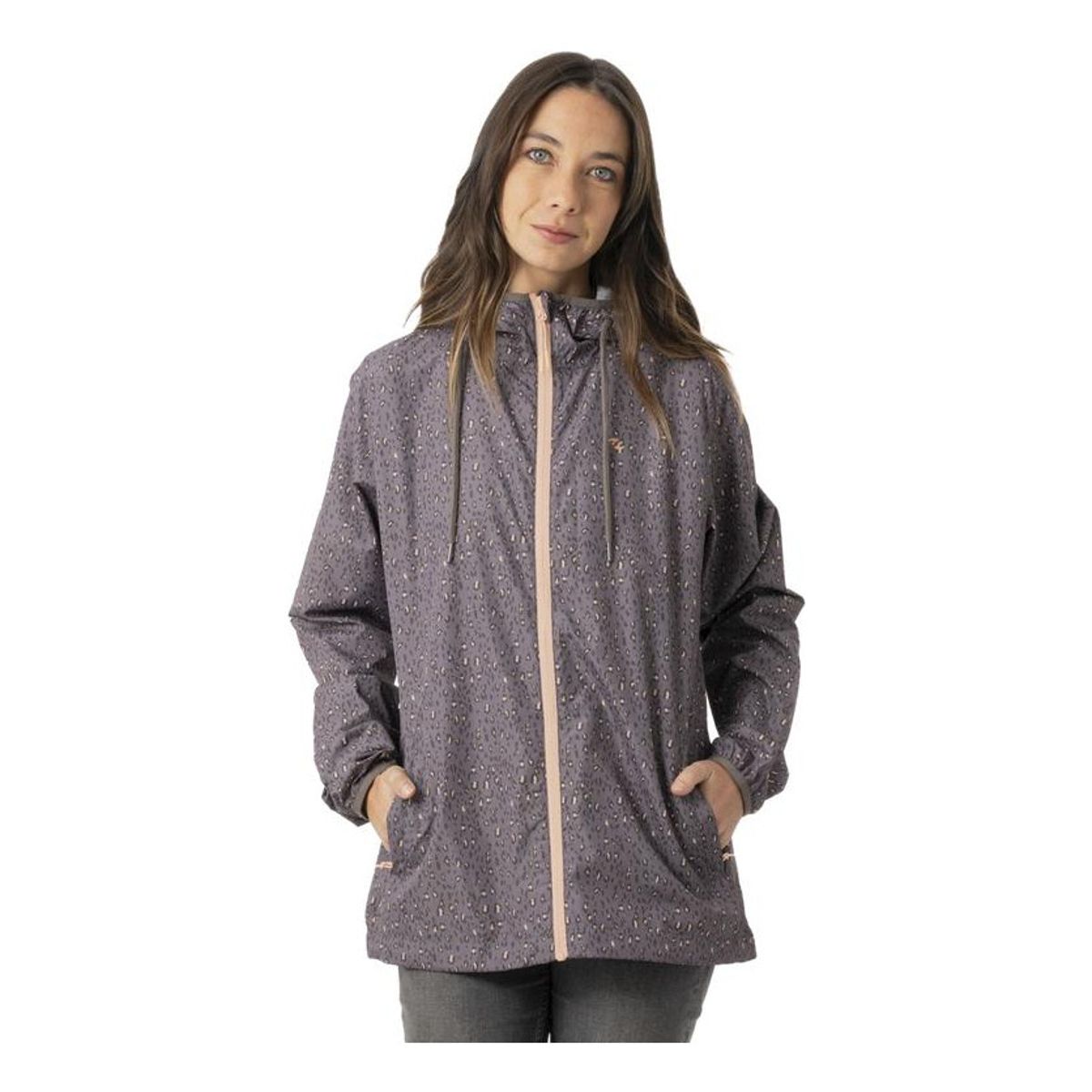 STOKED - Chaqueta Cortavientos Layday Reciclada Mujer Gris