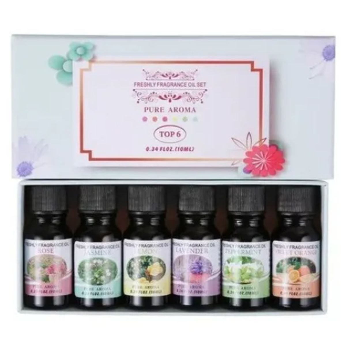 GENERICO - Esencias Aromáticas De Aceite Para Humidificador Y Difusores 6unid