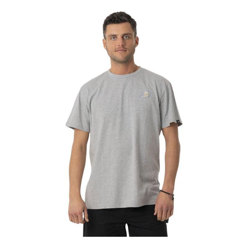 STOKED - Polera Quilla Reciclada Hombre Gris