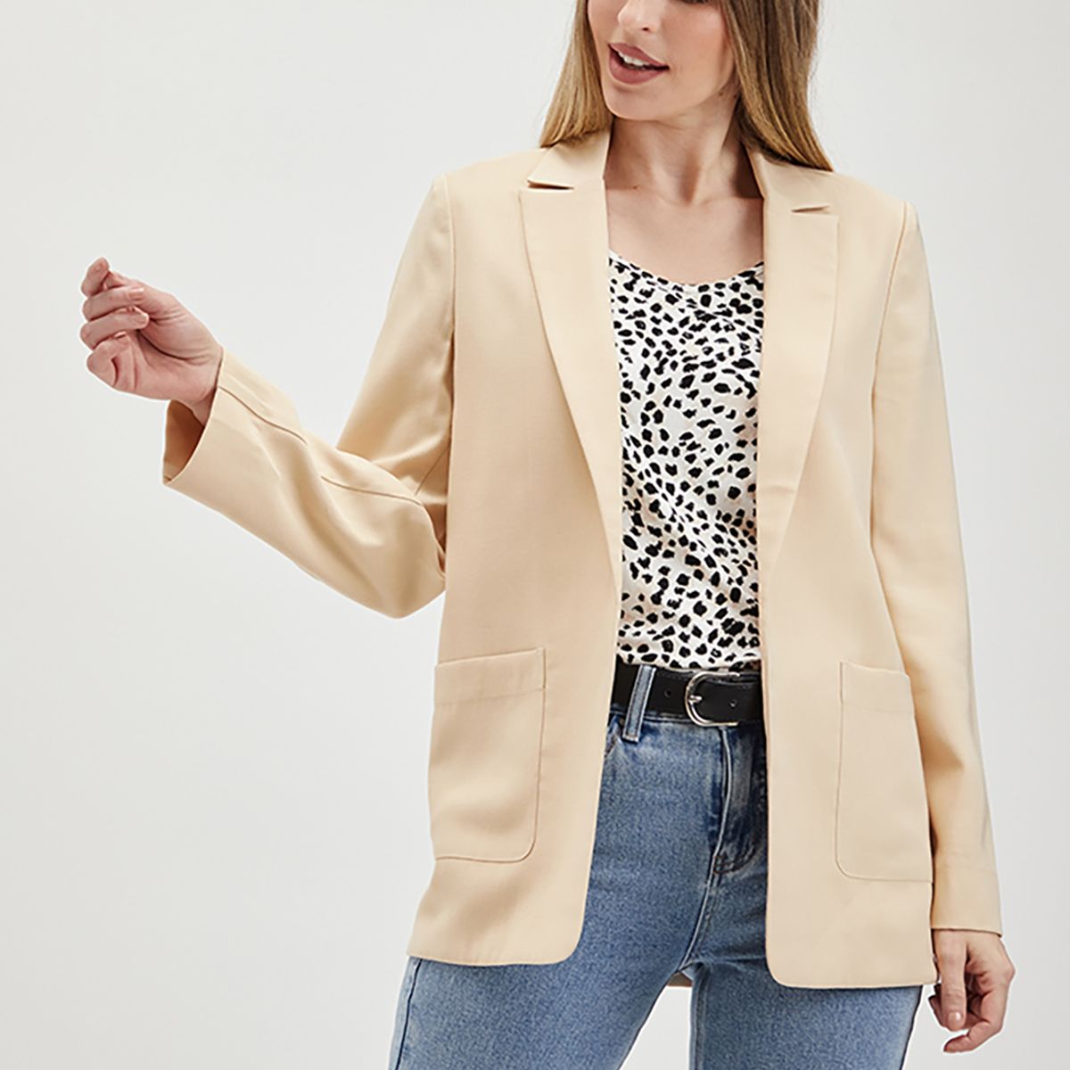 ASH - Tapado Abierto Beige Mujer Ash