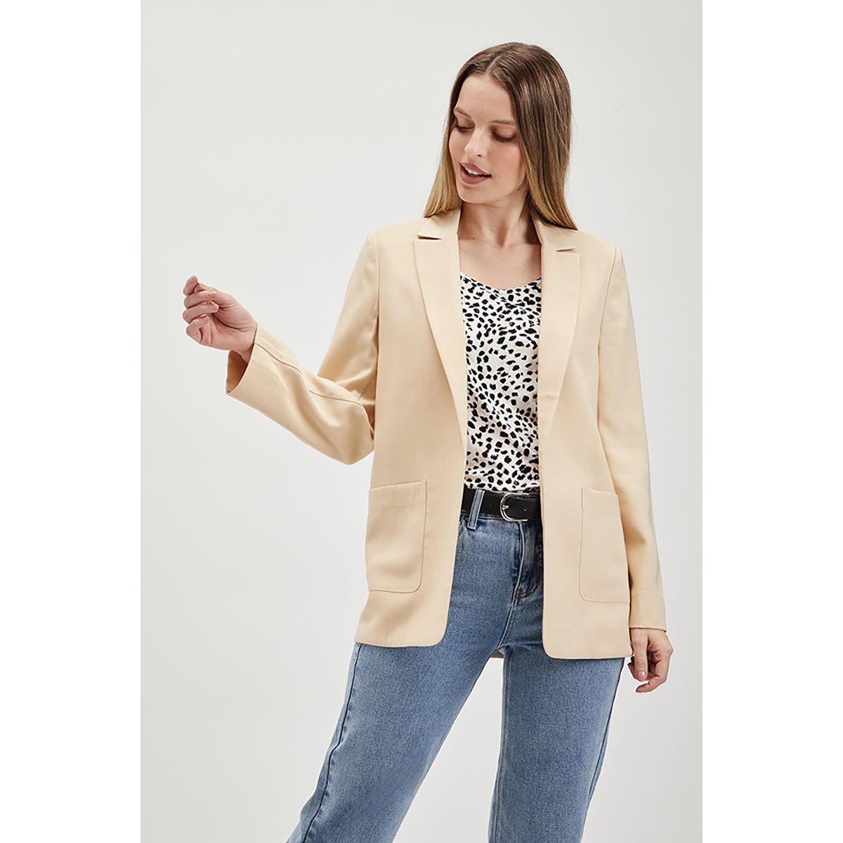 ASH - Tapado Abierto Beige Mujer Ash