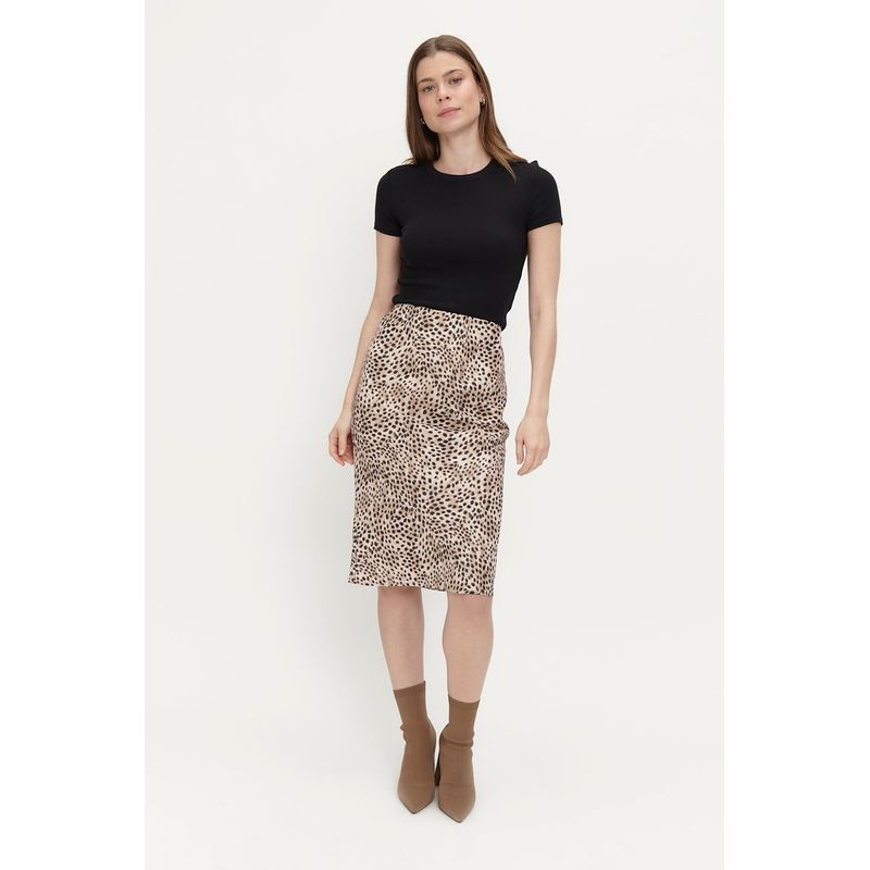 ASH - Falda Larga Negro Mujer Ash