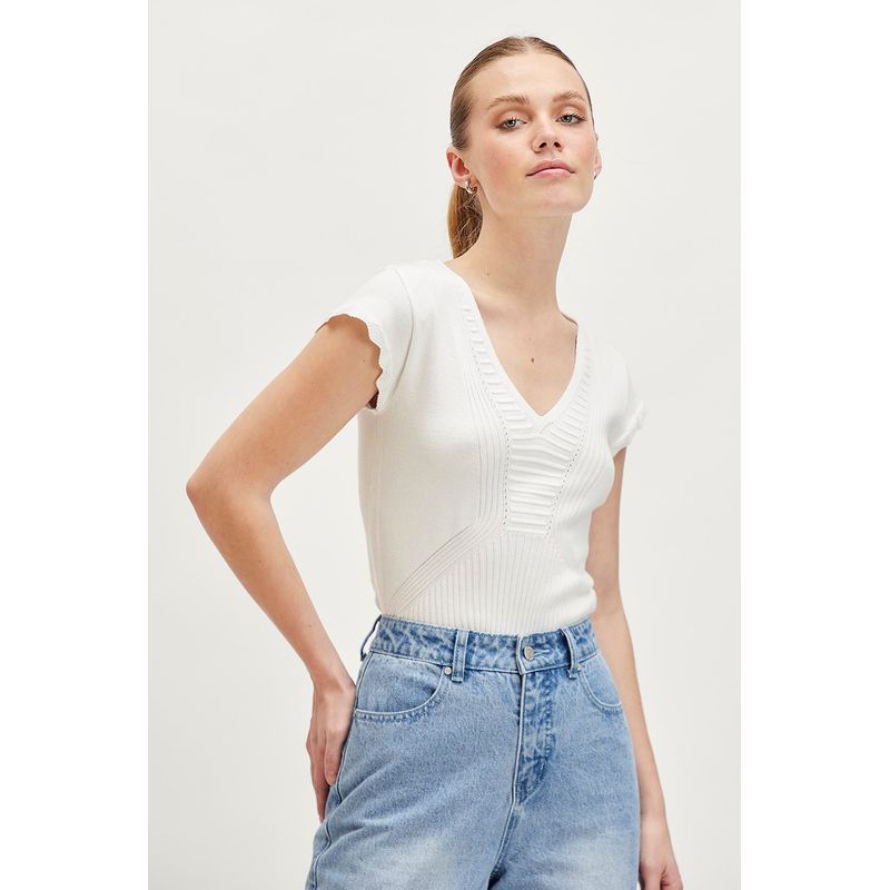 IO - Sweater Liso Beige iO