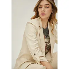 IO - Blazer Beige Mujer