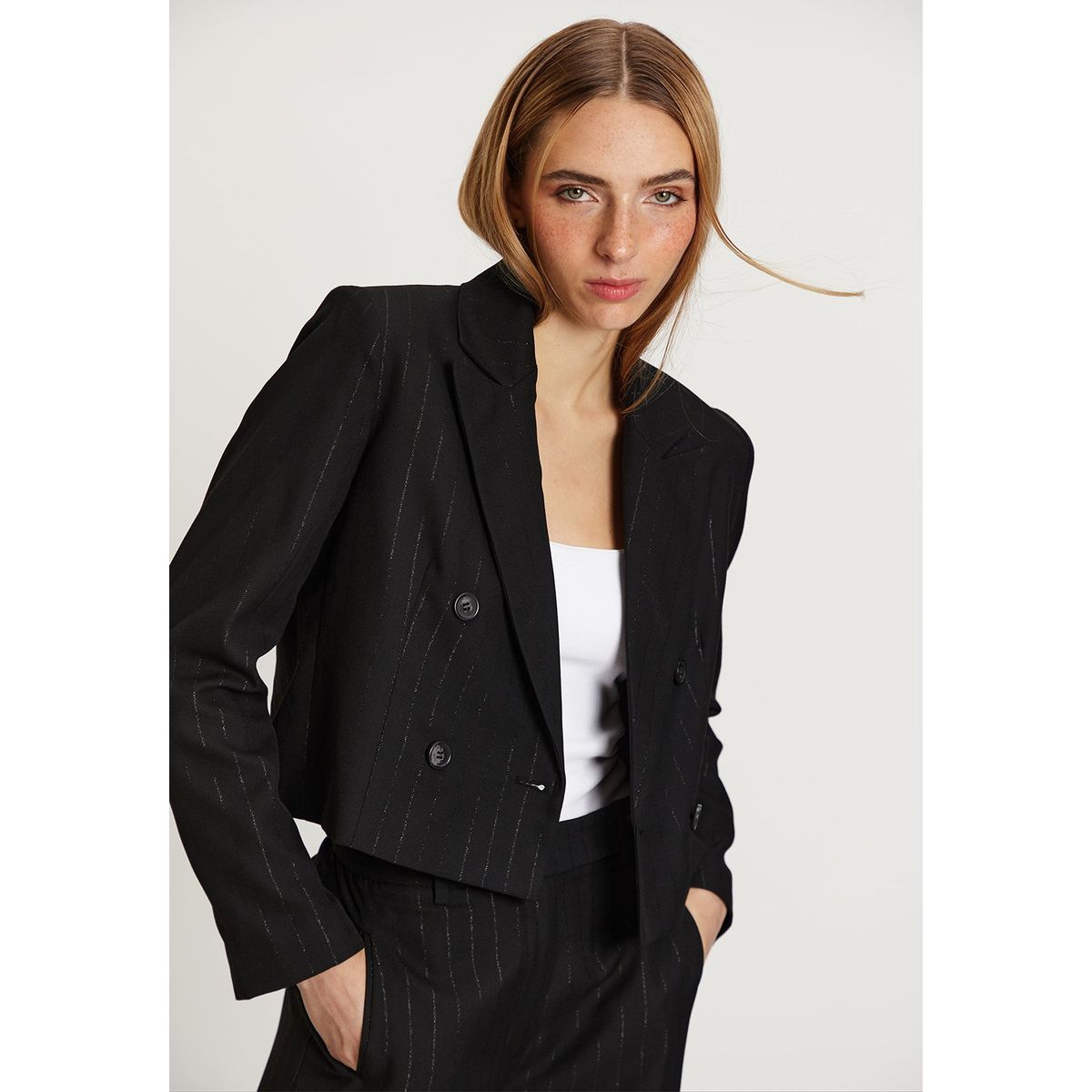 IO - Blazer Negro Mujer Io