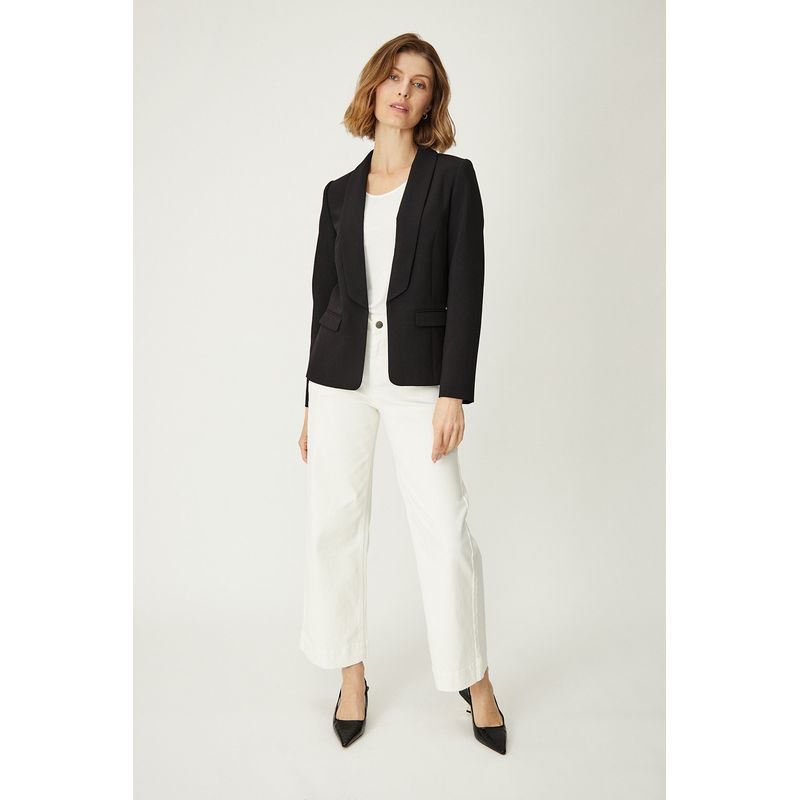 MA GRIFFE - Blazer Negro Mujer Magriffe.