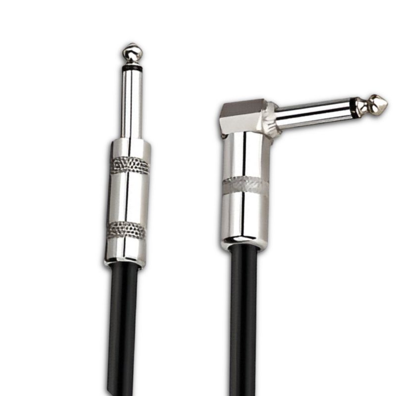 ULINK - Cable de Audio Jack 6.3mm Macho a 6.3mm Macho 10 Metros en L - Negro