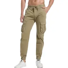 HENNE CLOTHING - Pantalón Cargo para Hombre