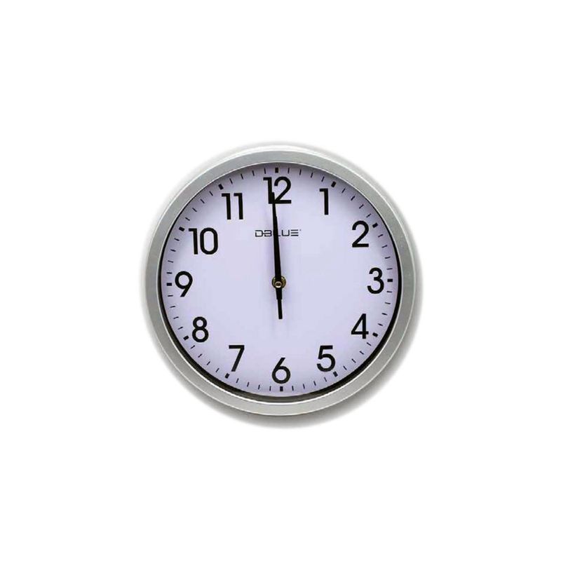 DBLUE - Reloj Para Pared De 10 Pulgadas Color Gris - SC