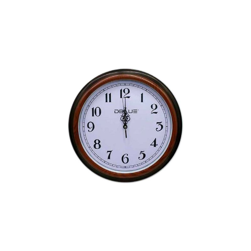 DBLUE - Reloj Para Pared De 15.7 Pulgadas Borde Café - SC