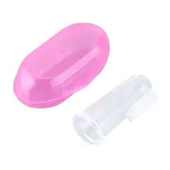 GENERICO - Cepillo Dientes Bebe Tipo Dedal Masajeador Encias Con Caja