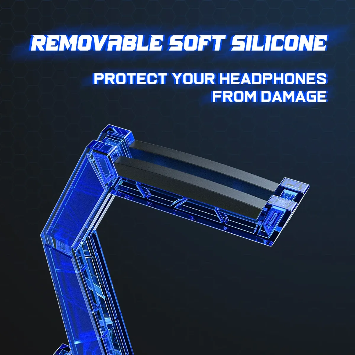 EVERSO - Soporte Para Audifonos Gamer Porta Audifonos Gris