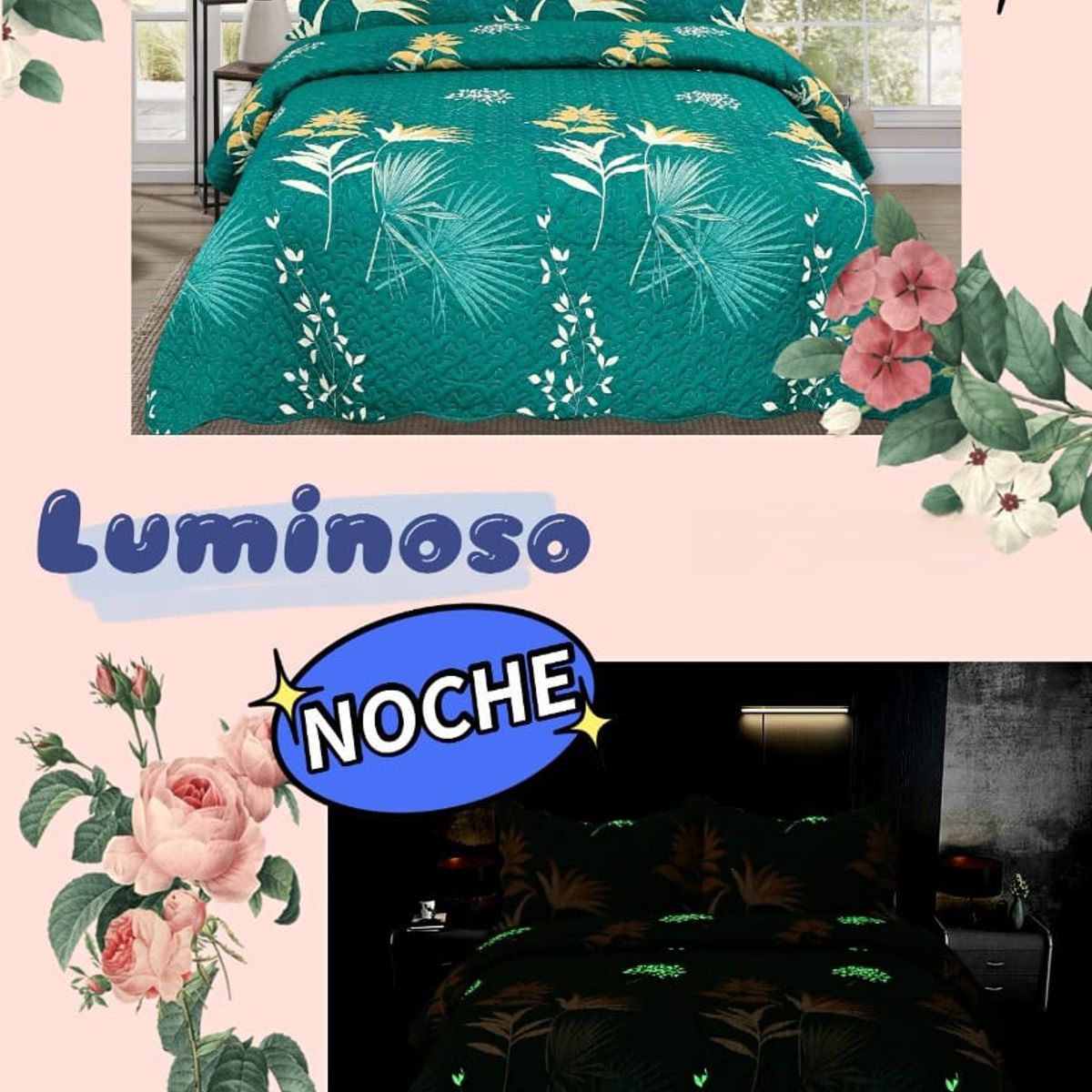 GENERICO - COBERTOR QUILT LUMINOSOS DE VERANO