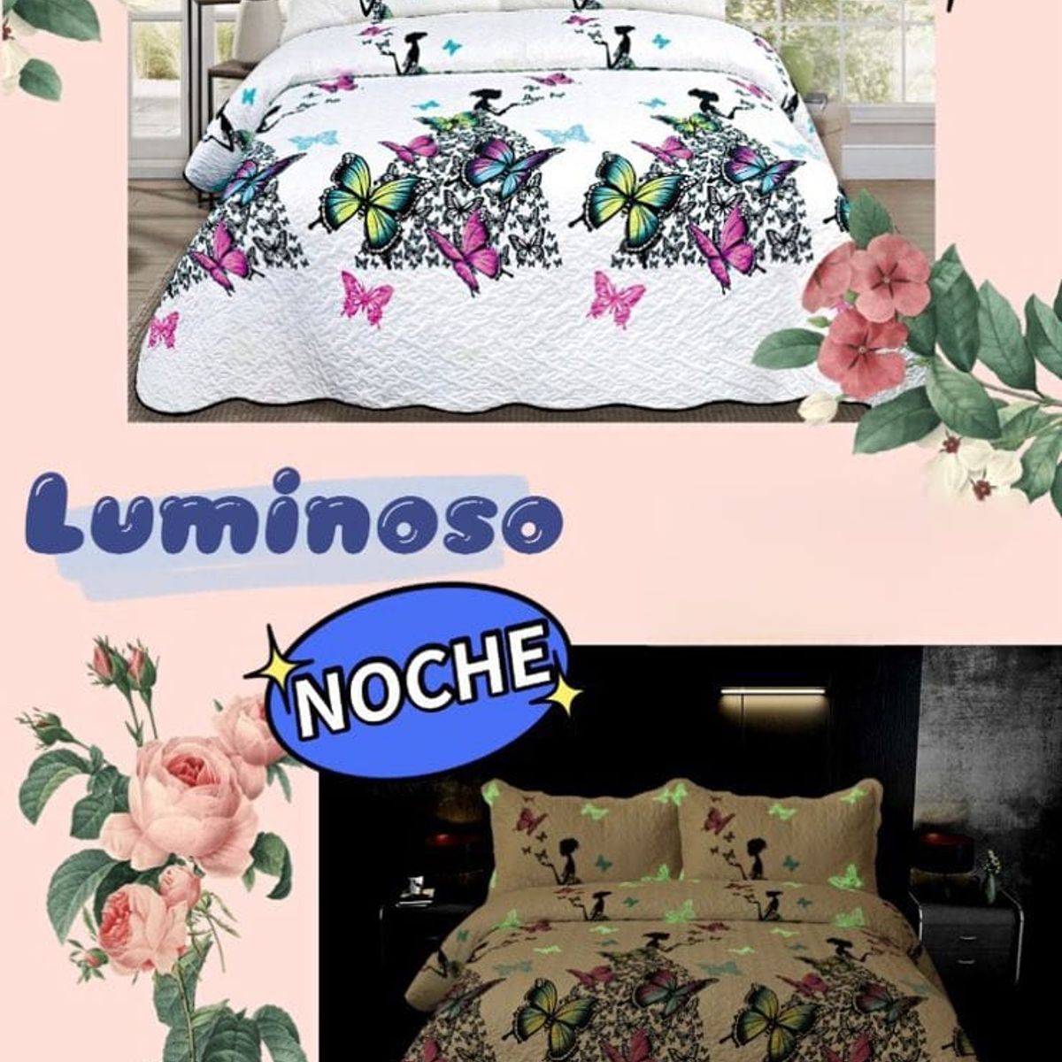 GENERICO - COBERTOR QUILT LUMINOSOS DE VERANO