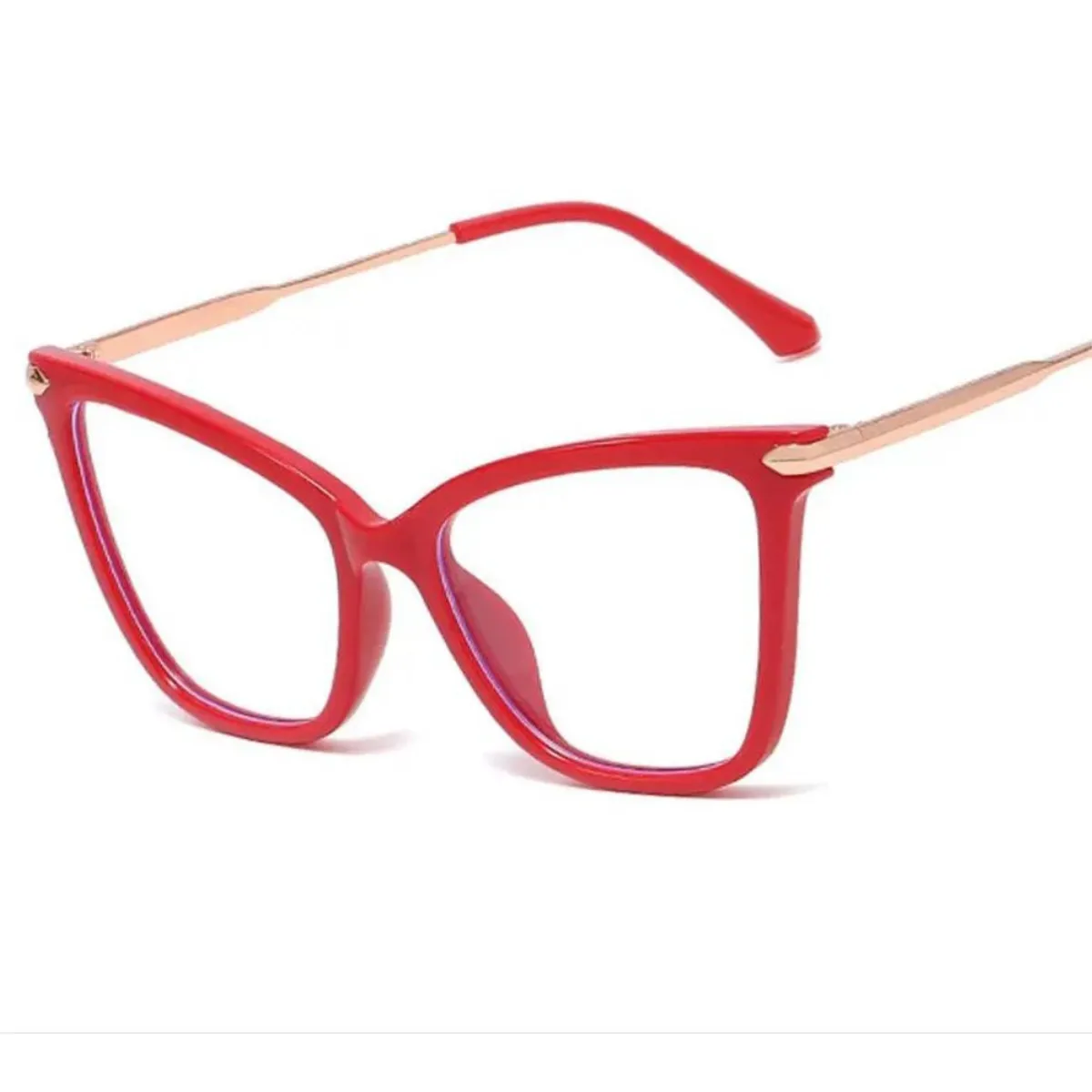 GENERICO - Lentes filtro descanso filtro azul mujer grande